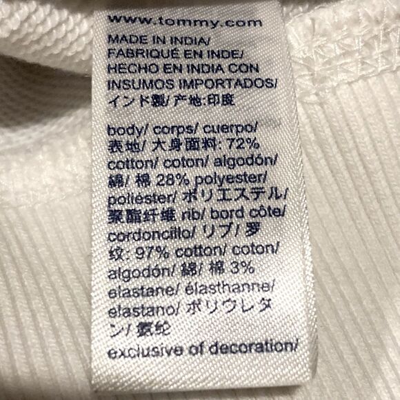 Tommy Hilfiger White Sweatshirt Small - Picture 4 of 4